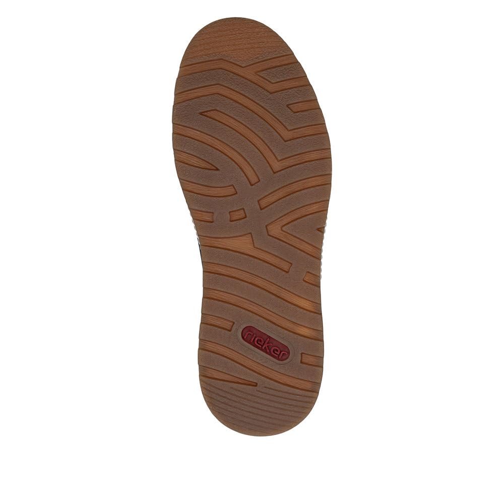 Rieker 37029-14 Herren Schnürschuh Synthetik blau blau