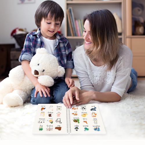 Álbum reutilizable para colección de pegatinas DHATMYC con 80 páginas en blanco | Cuaderno organizador A5 para pegatinas con 80 hojas de papel desprendible y herramienta para adultos, planificador, scrapbook y manualidades miniatura 5