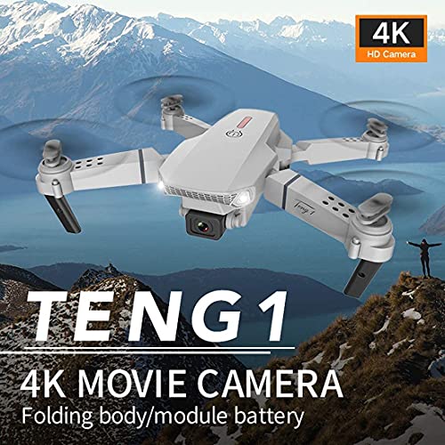 Ficha técnica Drone 4K Camera Bright Lights Folding Body Gesture Photos Videos Height Maintenance Phone Application RC Longer Fighting Life Best Gift for Photography Lovers - Fernando Cortés