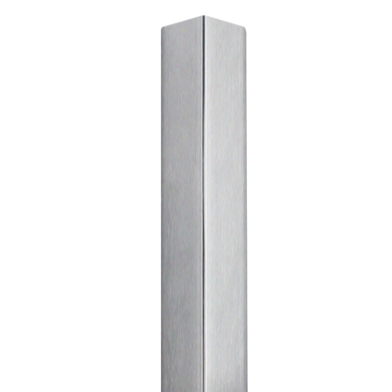 Protector de borde de pared de aluminio plateado, parachoques de seguridad, cortable y autoadhesivo, protector de esquina de pared, varios tamaños, tira de borde de pared, plata cepillada, longitud de