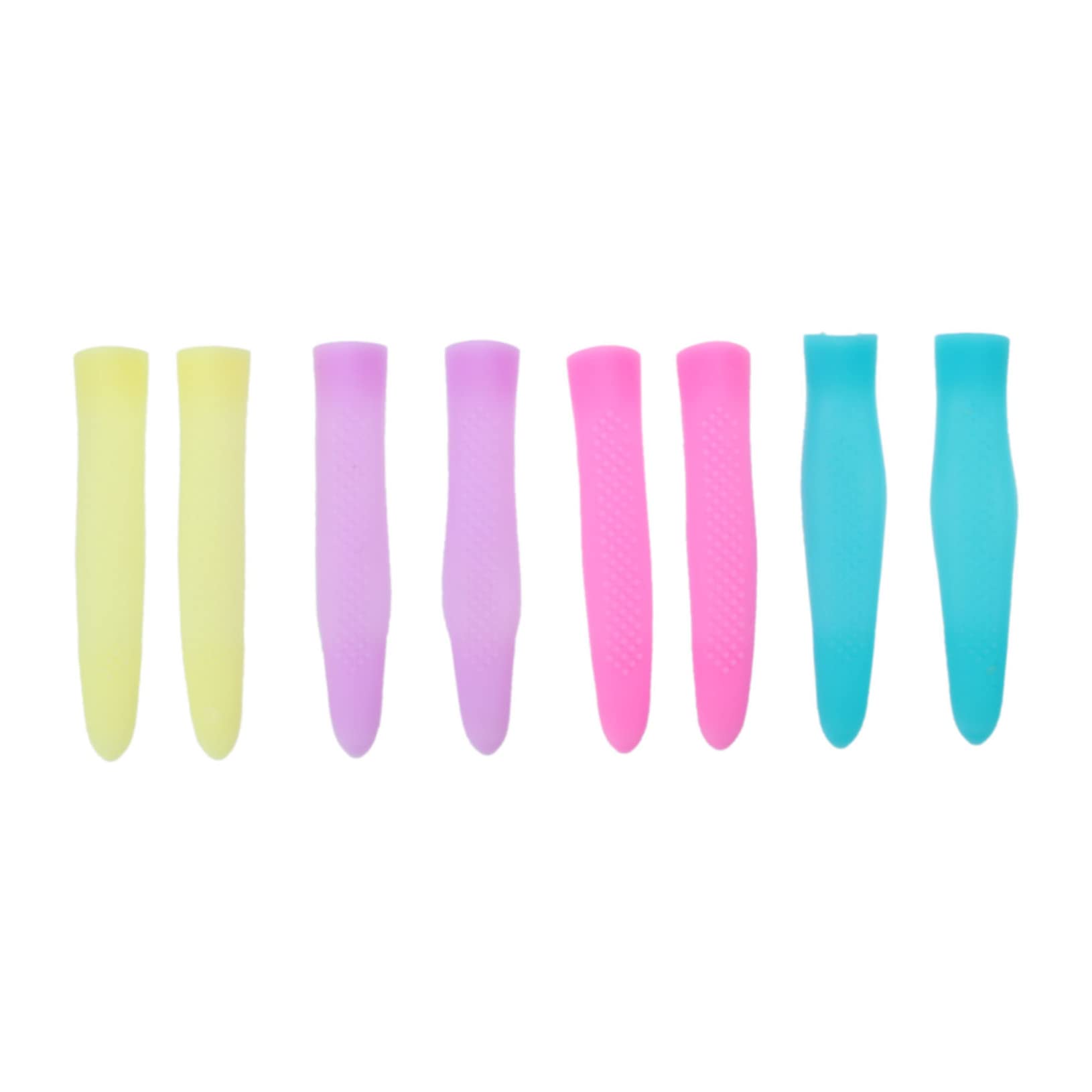 IWOWHERO Cuticle Scissor Cover Silicone Sleeve Safe Practical Nail Trimmer Handle Protection Random