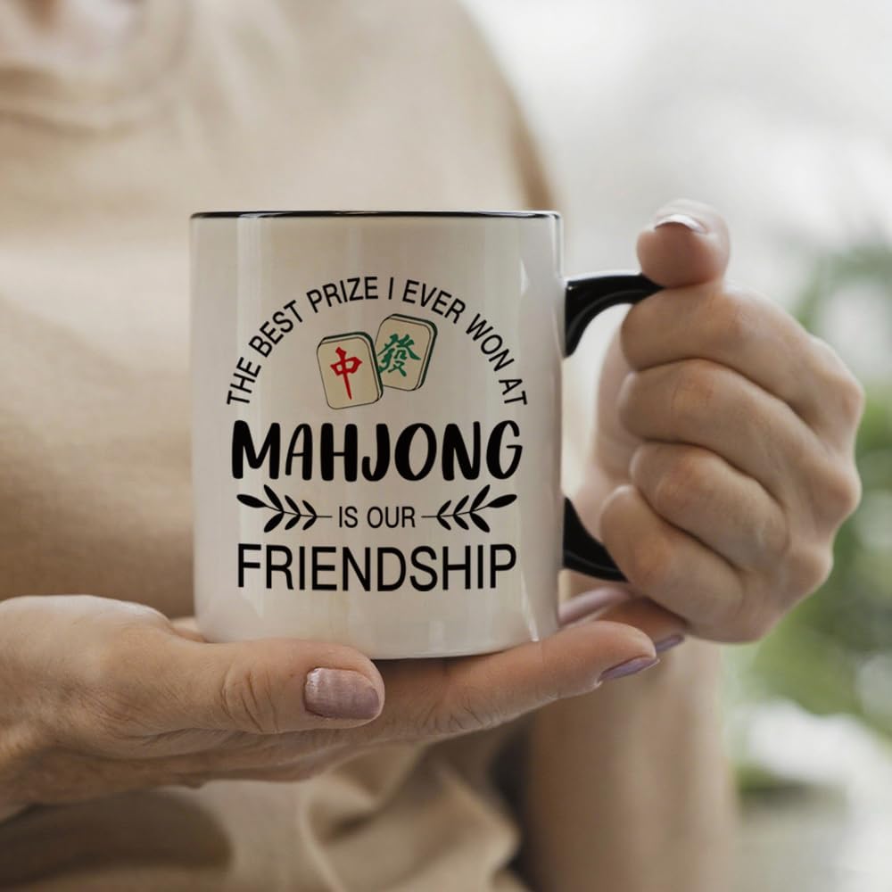Novelty Mahjong Gift Mug for Mahjong Players 11oz, Mahjongg Lover And Mahjong Player Gifts for Friends Women Men, Chinese Mah-jong Enthusiast Gift for Coworkers Dad Mom Him Her - Image 6