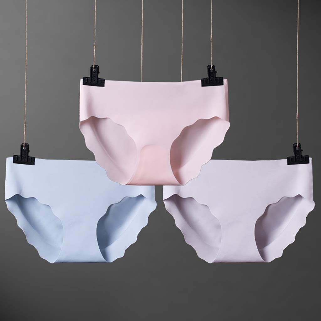 LQQ Mutande Bikini Slip Morbido al Tatto Slip da Donna Slip A Vita Bassa in Cotone, Pacco Biancheria Intima da 5 (Color : C, Size : S)