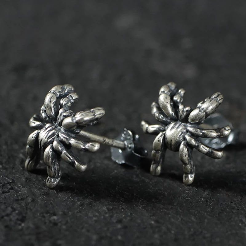 Tiny Spider Stud Earrings Horror Spider Studs Earrings Vintage Gothic Earrings Punk Unisex Jewelry for Women Men - Image 3