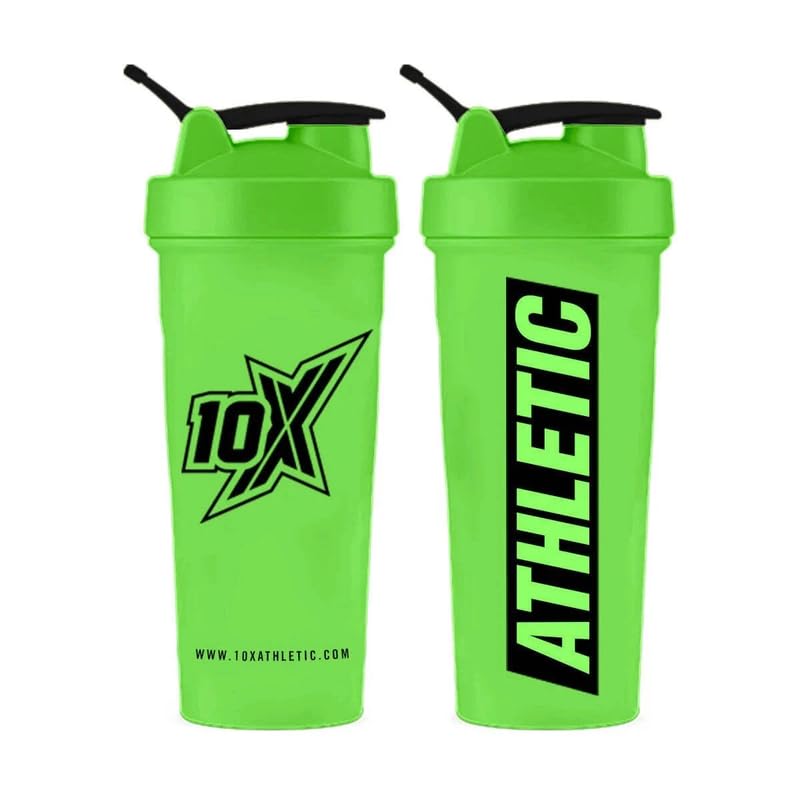 Neon Shaker Bottle 600ml with Mixer Ball – Neon Green – Protein Shaker | Workout Drink Bottle | Smoothie & Juice Shaker | Smooth & Consistent Mix | No Spill with Screw on Lid | Gym Drink-image-42