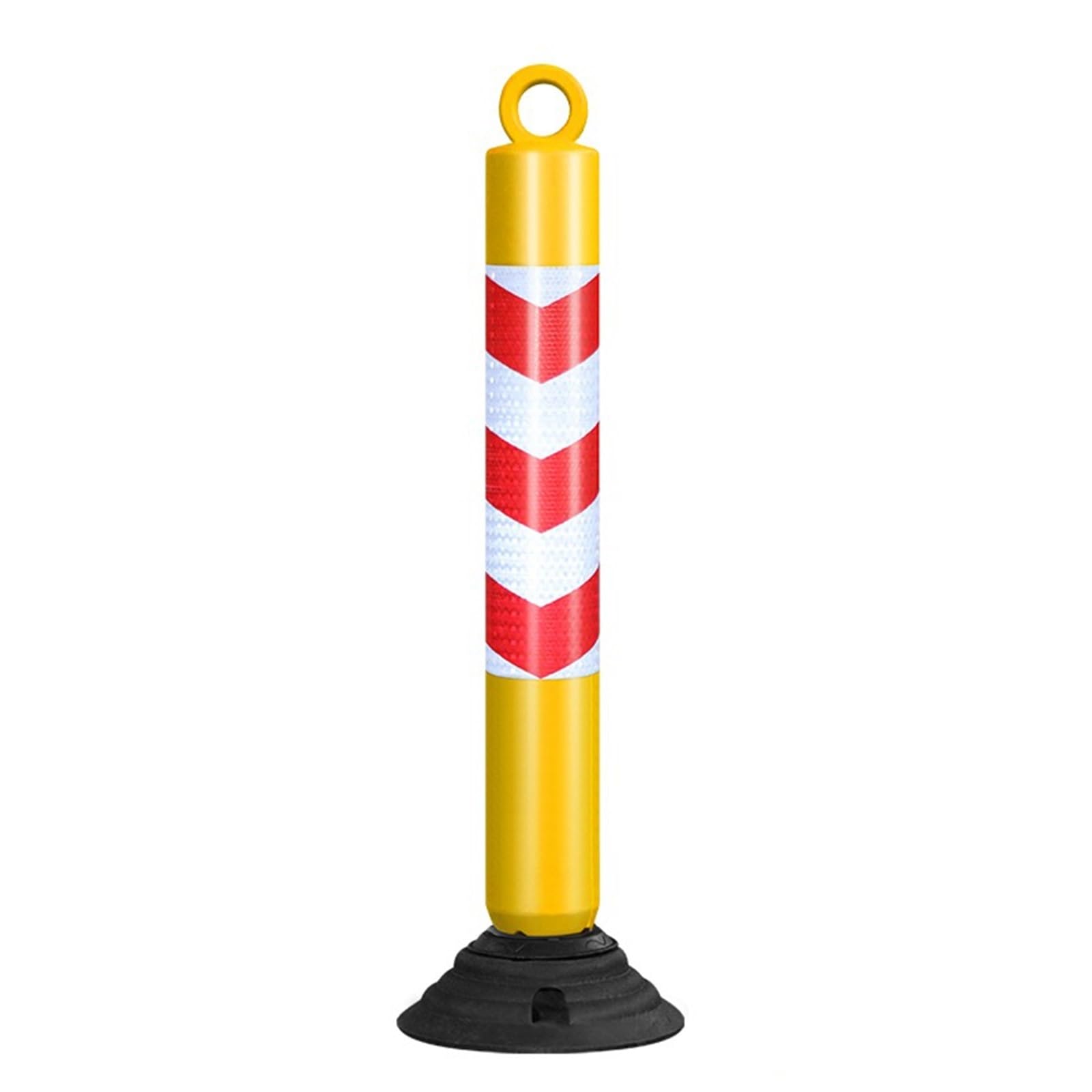 Coni stradali, Paletti delimitazione, Coni Di Sicurezza Riflettenti Alti 80 Cm Strutture Flessibili Per Il Traffico Guardrail, Coni Stradali In Plastica/Palo Delimitatore Di Parcheggio ( Color : Yello