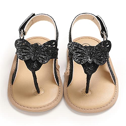 Bellocasa Infant Baby Sandals For Girls Summer Beach Sparkly Tassel Princess Flat Non Slip First Walkers Newborn Crib Shoes #TOP4