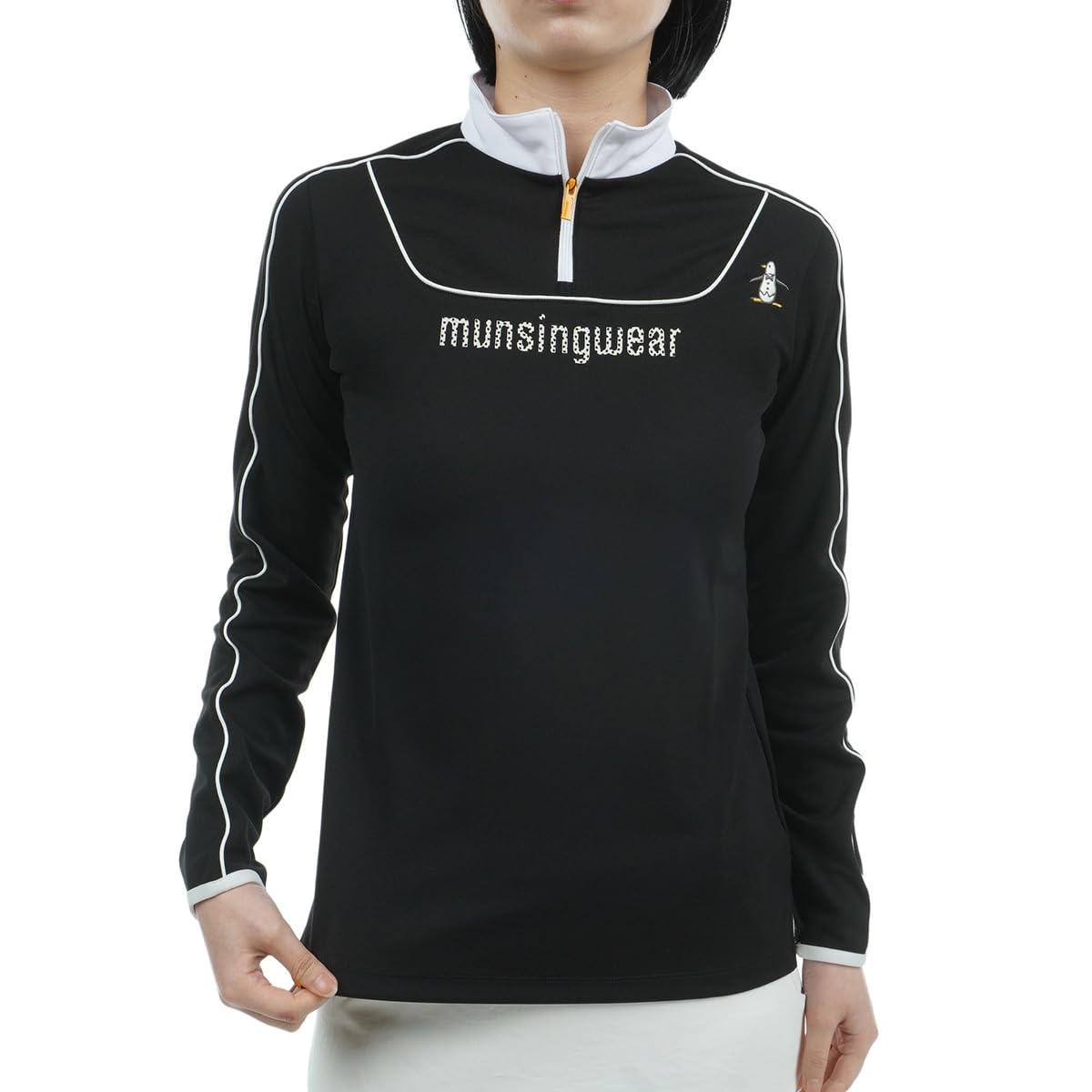 新品マンシングウェア長袖シャツ　ハーフジップENVOYヒートナビ　LL　黒 Amazon | [マンシングウェア] MEWXJB03_BK00_L | アクティブ