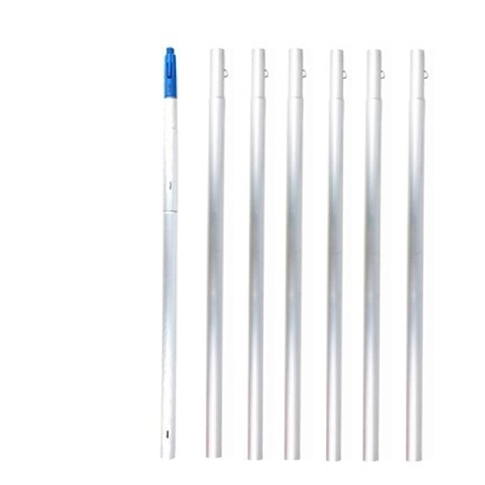 1–15 m verlängerter, tragbarer Teleskopstangen-Reinigungs-Türschilder-Hochbürsten-Wand-Fensterreiniger mit Rollenbürstenreinigung (Size : 7m Portable Pole)