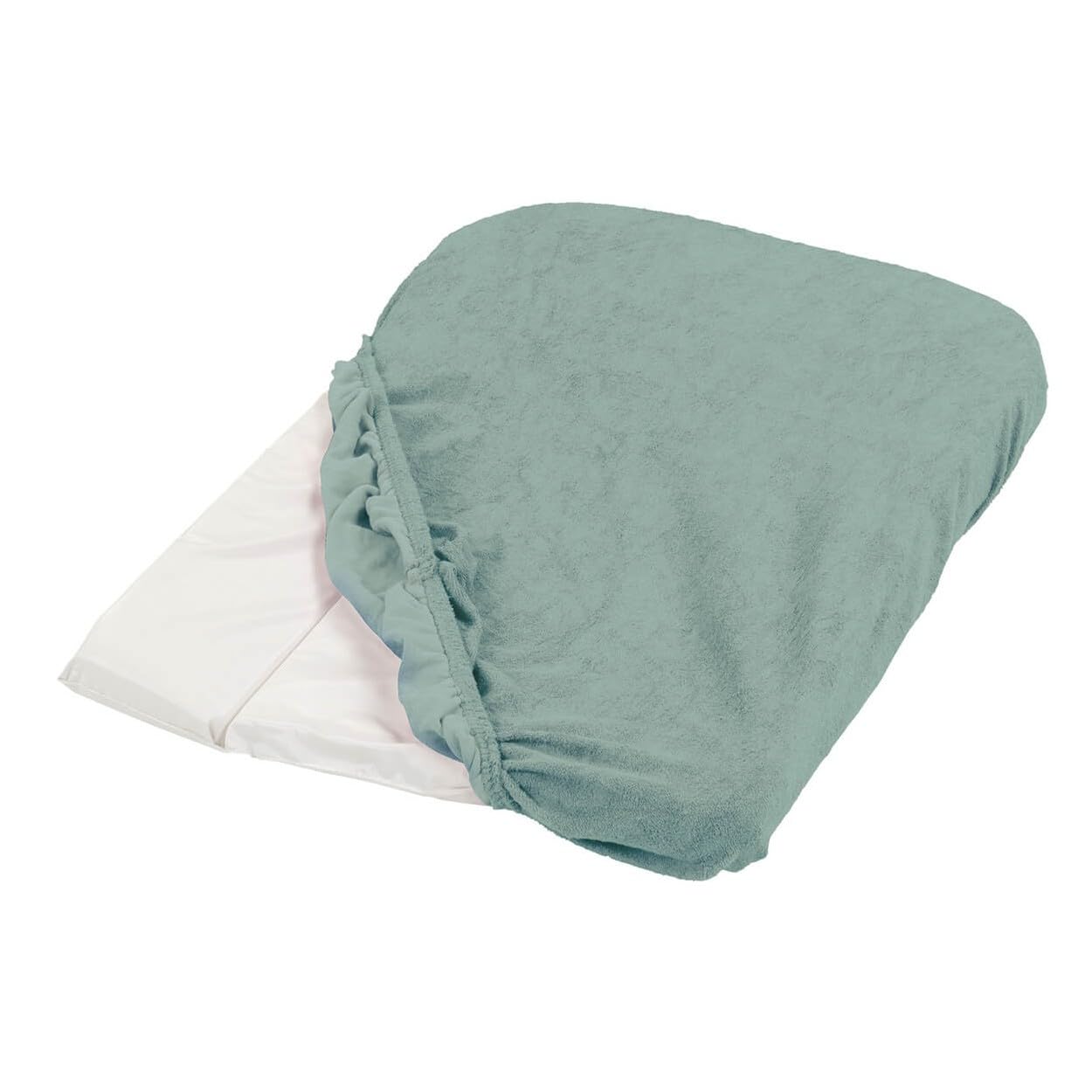 2 x Sage Green Changing Mat Covers