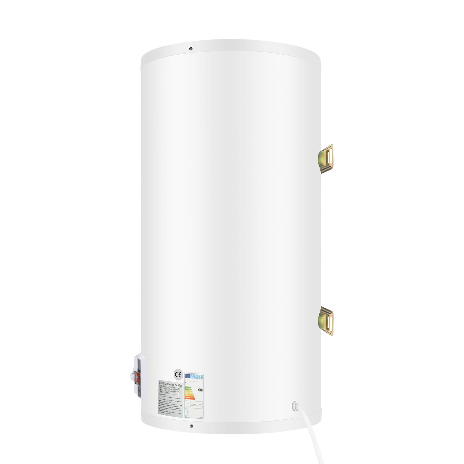Scaldacqua da 50 l, 2000 W, scaldabagno elettrico con display digitale e doccetta, gamma di regolazione della temperatura 25-75 ℃ (riscaldamento dell'acqua elettrico)
