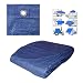 Produktbild Allround Abdeckplane 3x5 Meter mit Ösen - Ultraleichte 60g/m² Bauplane, Schutzplane, Garten-Plane zum Abdecken (Blau, 3m x 5m)