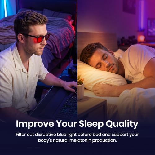 Image of Cyxus Blue Light Glasses for Men Women Reduce Eye Strain Square Frame 8083 | Eye Protection,UV Protection,Lightweight TR90 Frame,Ideal for Computer Screen Office Work
