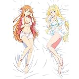 Anime Dakimakura Sword Art Online Alicization War of Underworld Alice & Yuuki Asuna Fullbody Long Pillow Case Pillow Cover 150cm X 50cm