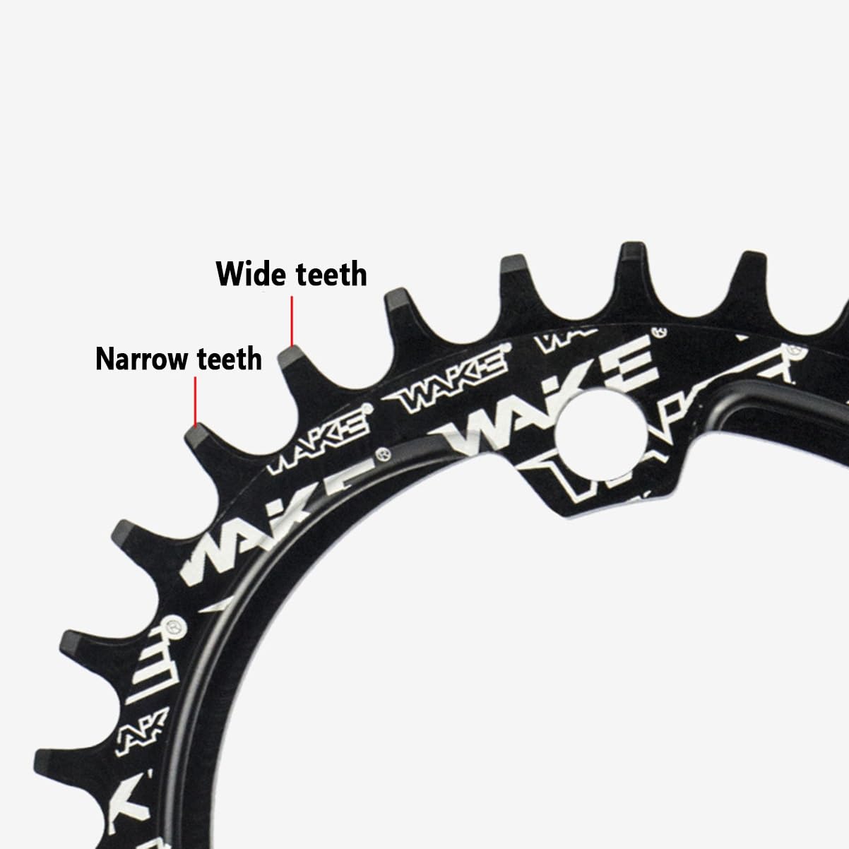 170mm Platos Y Bielas Mountain Bike Integrado Hueco Y Bielas 32T/34T/36/38T Plato Redondo con Eje De Pedalier