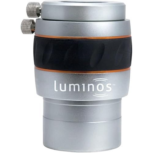 Celestron 93436 2 Inch Luminous 2.5X Barlow Lens, Silver