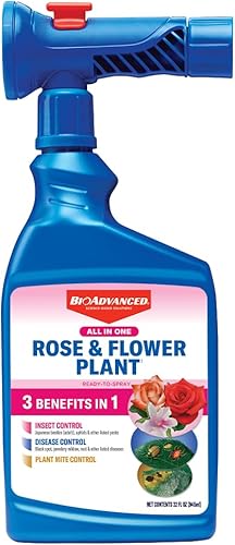 Miniatura 7 de BioAdvanced Aerosol todo en uno para plantas de rosas y flores, concentrado, 32 FOZ