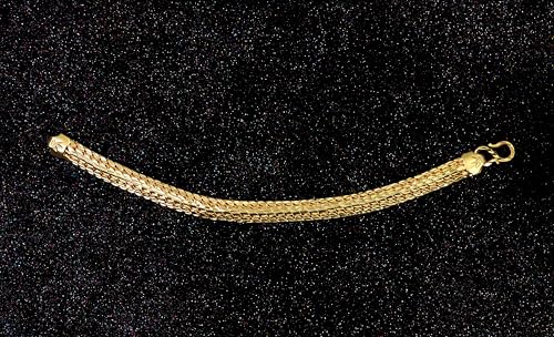 Image of CUTE GOLD Bracelets for Boys /Chain Bracelet for Men's Birthday Gift for Men's and Boys Gift for Husband (8-Inch)