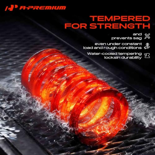Image of A-Premium 2-Pack Rear Suspension Coil Spring Set Compatible with Honda