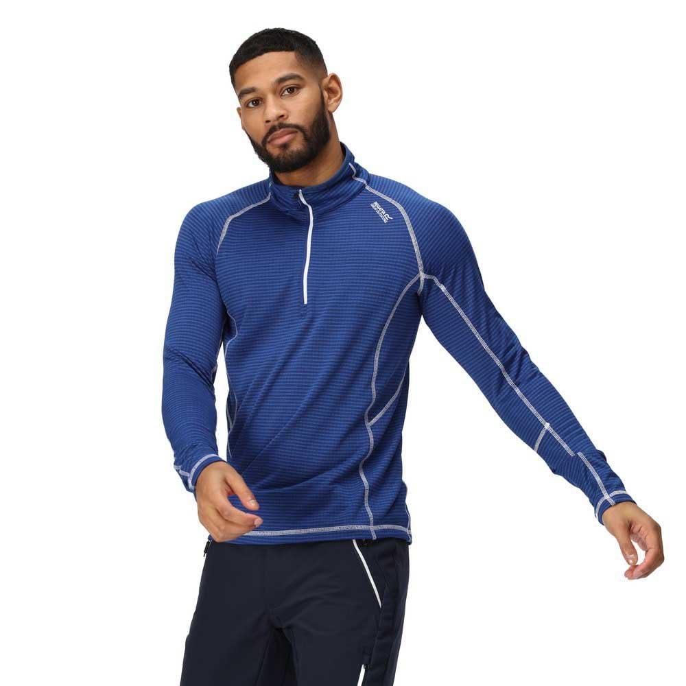 Regatta Mens Yonder Quick Dry Moisture Wicking Half Zip Fleece Jacket