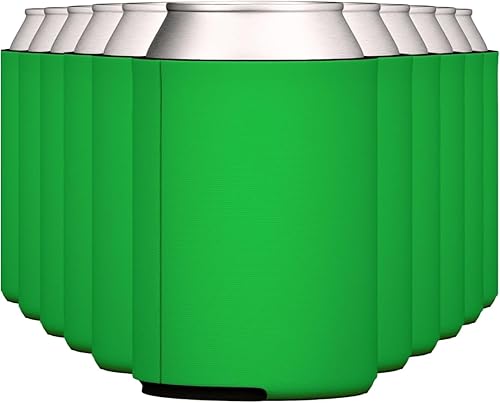 Miniatura 1 de TahoeBay - Enfriadores de latas de cerveza en blanco, plegable a granel de espuma para refrescos, mangas de sublimación personalizadas para bodas,