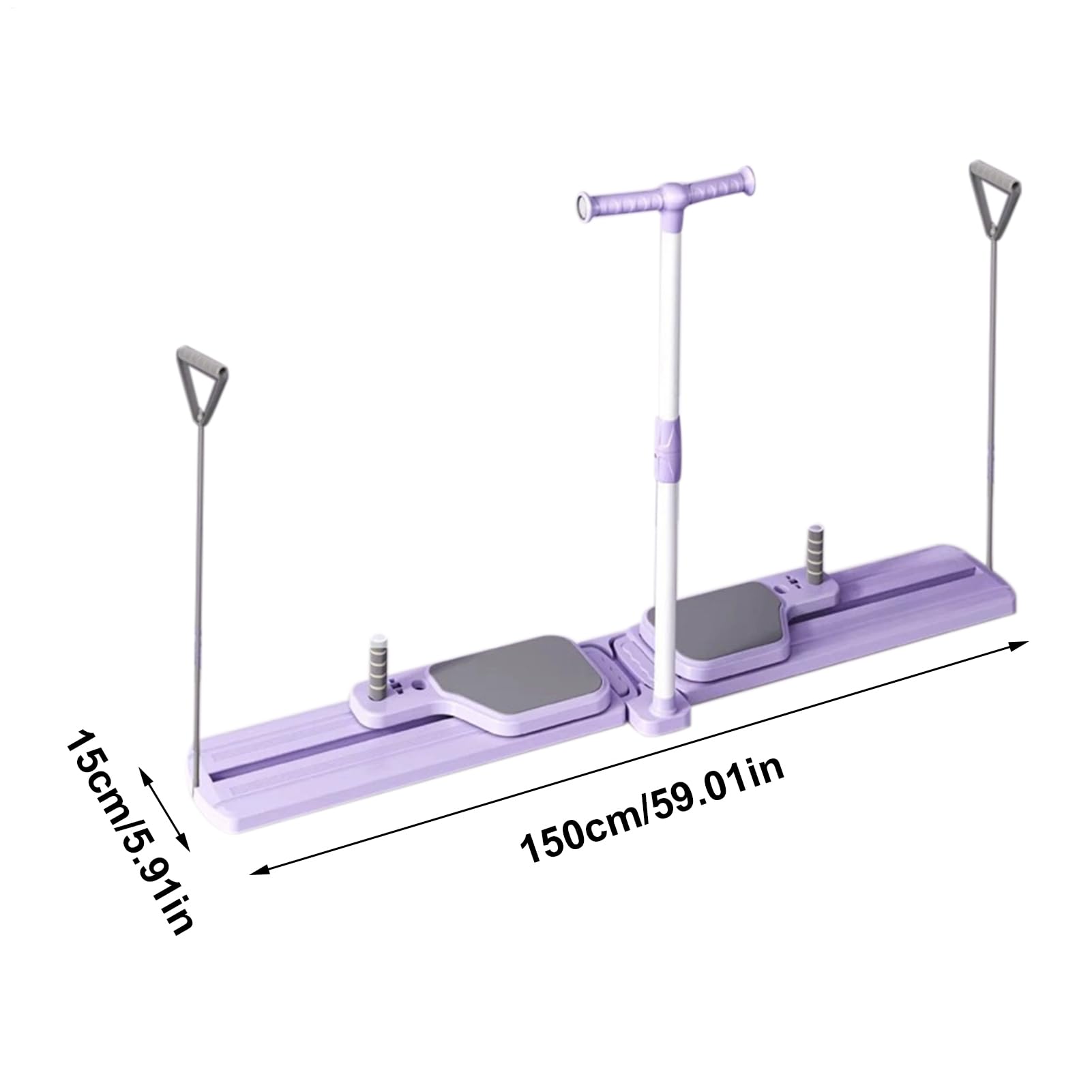 Skimaschine Fitnessgerät 4-in-1 Becken Home Gym Zubehör | Simulierter Innenschenkel-Ski-Trainer Für Erwachsene Männer Frauen Oberschenkel Core Kraft Bein Pilates Indoor Outdoor