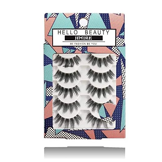 JIMIRE HELLO BEAUTY Multipack High Drama 615 Eyelashes Manga Anime Lashes 5 Pairs Pack