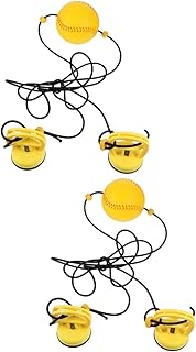 Toddmomy 2 Pçs Bola De Reação Saco De Pancadas Bola De Treinamento Reflexo Ginásio Saco Pesado Equipamento De Treinamento De Rebatidas Bola De Boxe Pendurado Em Casa Acessório De