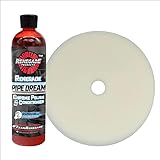 Renegade Chrome Refinishing Bundle – Pipe Dream Chrome Polish & White Foam Finishing Pad – for Big Rigs, Marine & Metal Restoration