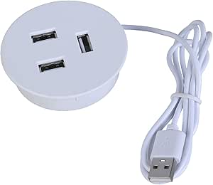 Amazon.co.jp: Embedded Desktop USB Male to 3 USB Charging Adapter ...