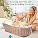 MINK Inflatable Bathtub for Toddlers - Portable Baby Tub with Built-in Air Pump - Collapsible Design for Easy Storage - Perfect for Newborns to Infants