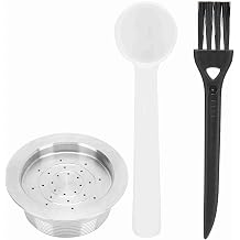 Refillable Coffee Capsule Spoon Brush Kit Reusable Pod Filter for LAVAZZA MIO Coffee Machine Espresso Accessory