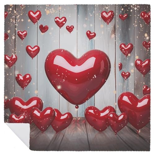 Serviettes de table en cœur absorbantes pour éliminer le jetable lors des fêtes - 7