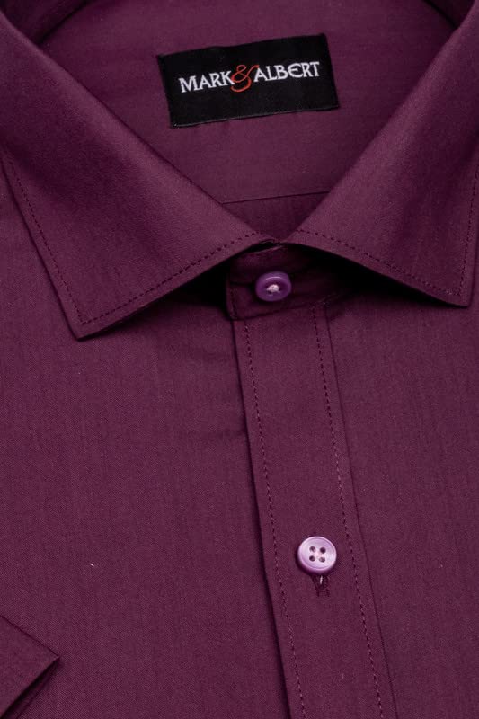 Image of MARK & ALBERT Men's Half Sleeves Regular Shirt
