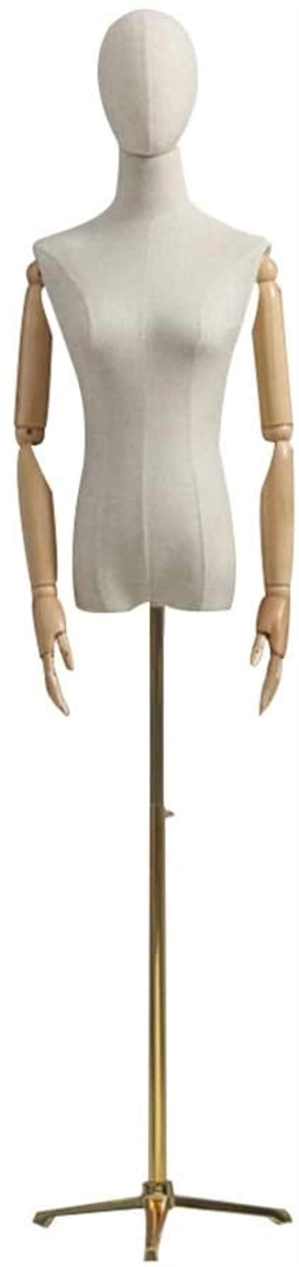 Maniquí de sastrería para ajustar vestidos largos sin doblar la tela