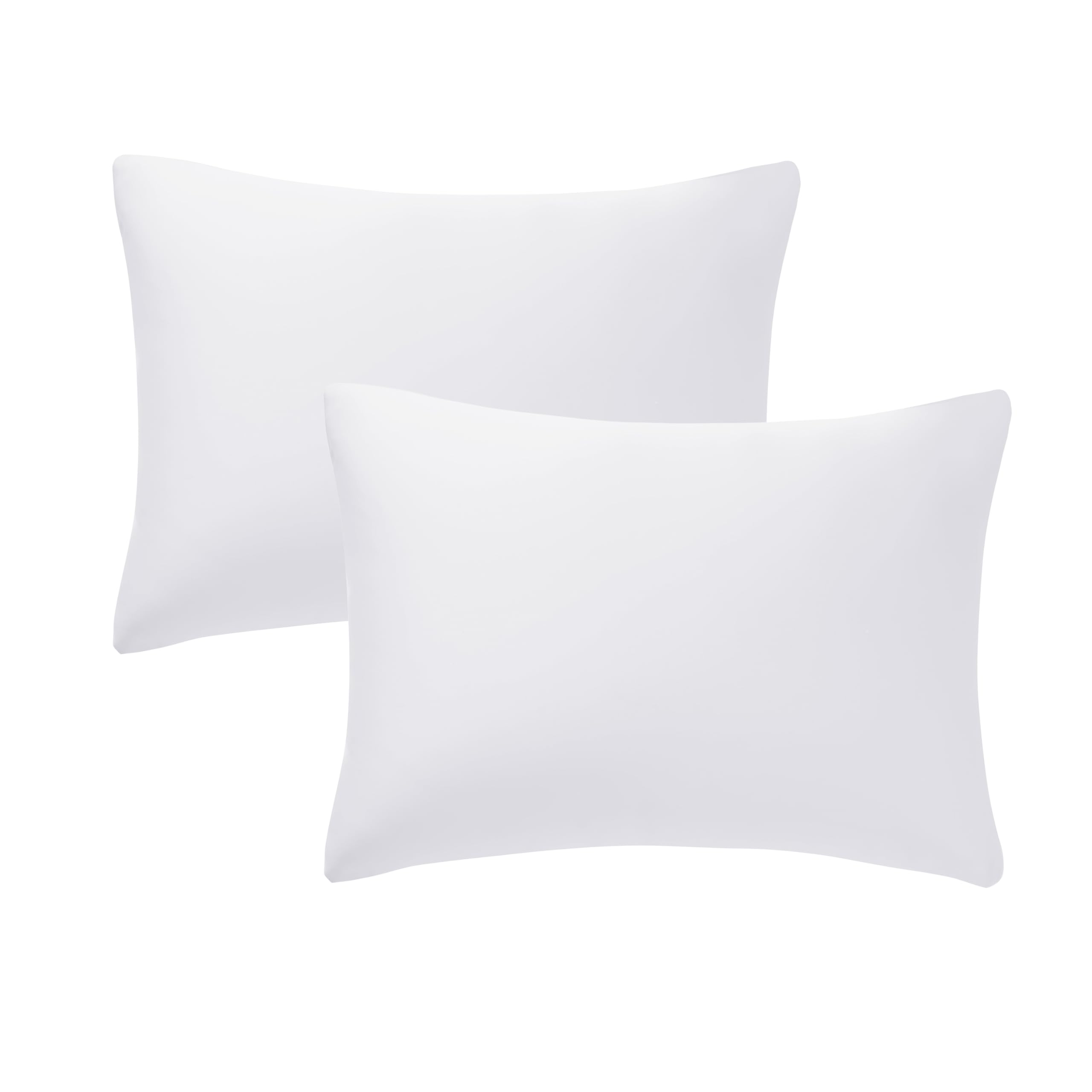 100% Cotton Toddler Pillowcases 13” x 18”, Set of 2, White