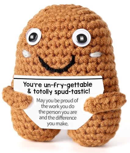 Retirement Gift, Farewell Goodbye Crochet Doll for Coworker Colleague, Thank You Appreciation Gifts for Job Leaving, White Elephant Gifts, May You Be Proud of The Work You Do