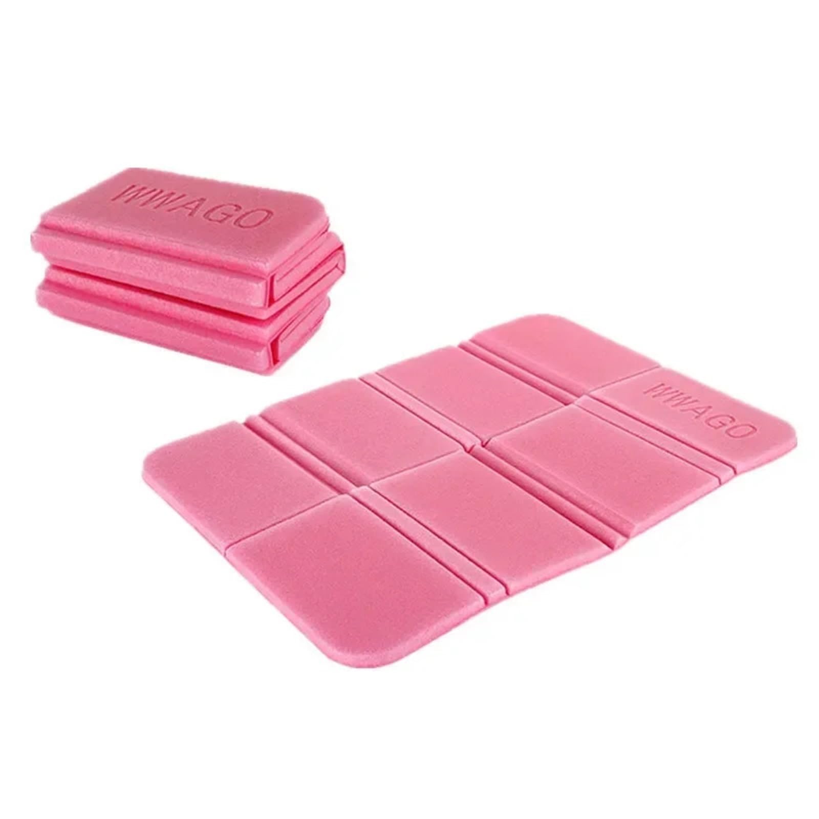ZYAYNG Outdoor Portable Foldable Seat Cushion Insulator Foam Thermal Insulation Damp Proof Camping Multifunctional Picnic Mat Cushions For Travel(Pink)