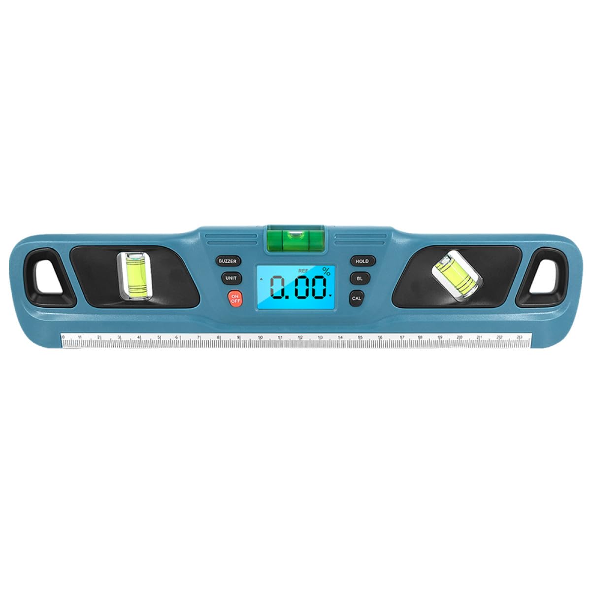 Ipetboom Livella Risoluzione di Digitale e Retroilluminazione Blu Precisione in ±0,1° Plastico 0,05° Accuratezza per Misurazioni Industriali e Domestiche