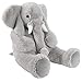 Vermont Teddy Bear Giant Elephant Stuffed Animal – 4 Foot Big Stuffed Elephant Plush from Giant Cuddle Collection Collectible Plushie for All Ages – Finished in The USA