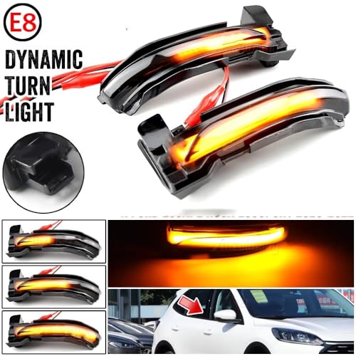 Intermitente espejo para Ford Kuga 2020 luz LED dinámica lateral 2
