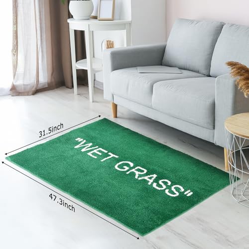 Tapete decorativo verde para dormitorio 120x80 cm miniatura 2