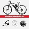 SEASON Ebike Kit de Conversion pour Vélo Électrique 26/27,5/28 Pouces Moteur Arrière 36V 250W 350W Roue Libre avec 36V Batterie 13Ah / 18Ah et Chargeur #4