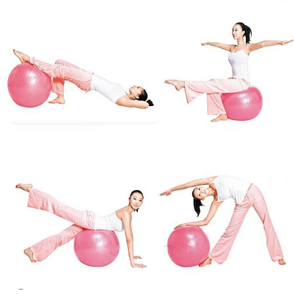 Explosion-Proof Fitness Ball/Yoga Ball/Training Ball/Slimming Fitness Ball/Yoga Ball Anti-Burst Fitness Ball 55/65/75/85/95CM (Color : A, Size : 75CM)