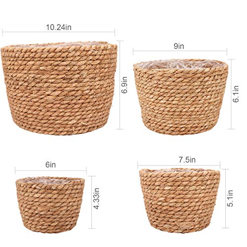 Ufrount Seagrass Planter Basket Stylish Planter Baskets For Indoor And Outdoor Plants Perfect For Flower Pots Cover And Room Decoration thumb #1