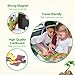 SYNARRY Dinosaur Magnetic Puzzles for Toddlers 3-5, 20 Pieces Travel Puzzles for Toddlers 2-4, Car Airplane Road Trip Activities Magnet Games Toys for 3 4 5 6 Year Old Children Boys Girls Gifts
