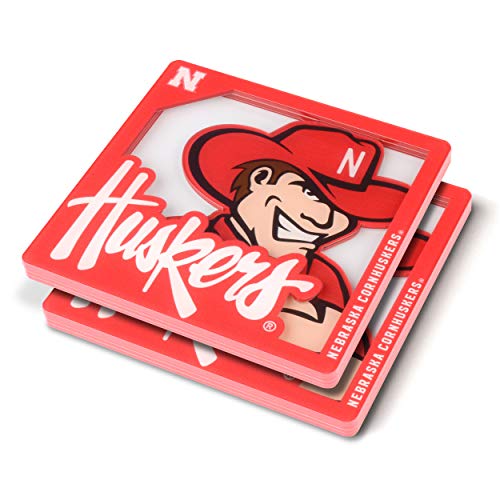 Image of YouTheFan NCAA NCAA 3D Logo Series Coasters