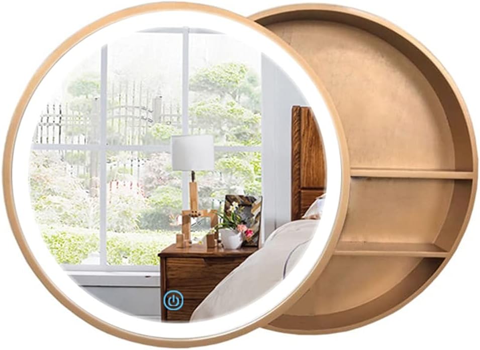 Round Bathroom Mirror Rispa