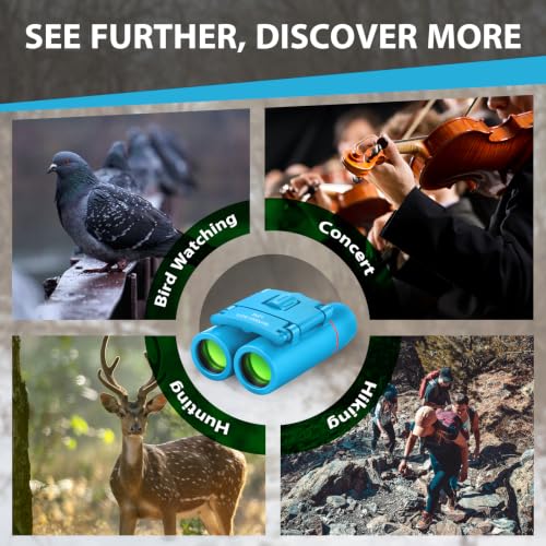 Image of Binoculars for Adults and Kids, High Powered Compact Binoculars