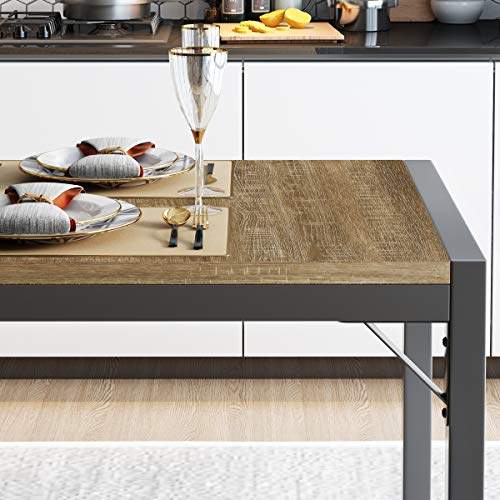 image for Amolife 3 Pcs Kitchen Dining Room Furniture, Metal Frame and MDF Board